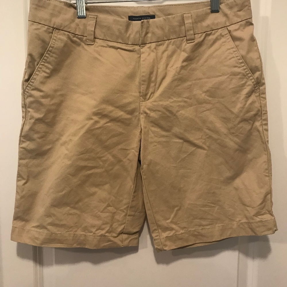 Tommy Hilfiger Khaki Chino Bermuda Shorts Size 8